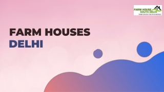 Farm Houses in Delhi for Events – Farmhouse South Delhi