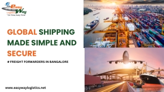 Freight Forwarders in Bangalore | Easyway Logistics