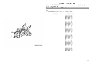 HURLIMANN XL 175 dcr hi-level Tier 3 Tractor Parts Catalogue Manual Instant Download (SN 20001 and up)