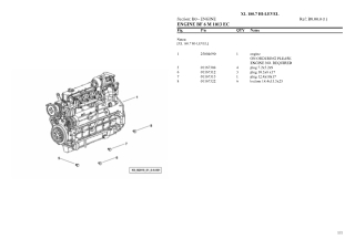 HURLIMANN XL 180.7 hi-level Tractor Parts Catalogue Manual Instant Download