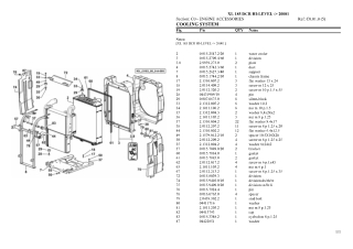 HURLIMANN XL 185 dcr hi-level Tier 3 Tractor Parts Catalogue Manual Instant Download (SN 20001 and up)