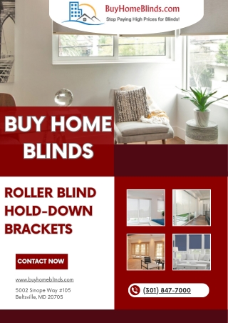 Roller Blind Hold Down Brackets – Buy Home Blinds