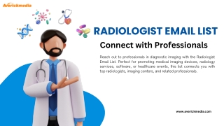 Radiologist Email List - Connect with Professionals