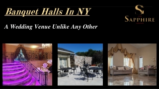 Banquet Halls In NY