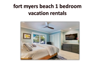 fort myers beach 1 bedroom vacation rentals