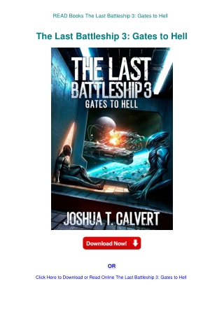 READ Books The Last Battleship 3 Gates to Hell