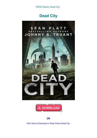 READ Books Dead City