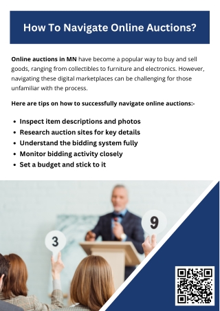 How To Navigate Online Auctions?