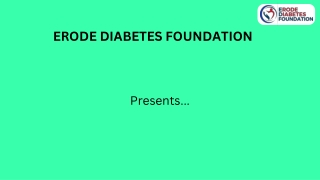 சர்க்கரை நோயாளிகளுக்கான இயற்கை இனிப்புகள் - ERODE DIABETES FOUNDATION