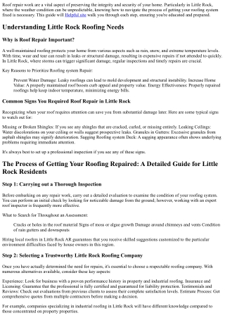 The Process of Getting Your Roofing System Repaired: A Step-by-Step Guide for Li