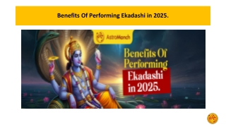 Benefits Of Performing Ekadashi in 2025