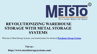 Revolutionizing Warehouse Storage with Metal Storage Systems