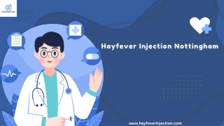 Hayfever Injection Nottingham