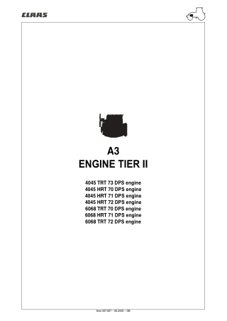 CLAAS ARES 577-547 ATZ ATX (Type A05) Tractor Service Repair Manual Instant Download