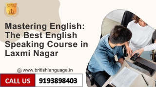 English speaking course in laxmi nagar ppt