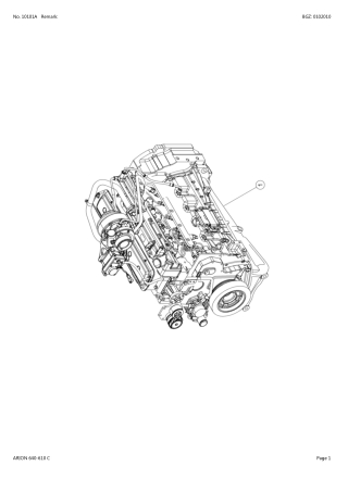 CLAAS ARION 640-610 C TRACTOR Parts Catalogue Manual Instant Download (SN A2000050-A2099999)