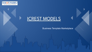 Icrest Models: Your Global Marketplace for Business Templates and Tools