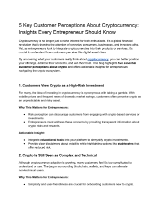 5 Key Insights Every Entrepreneur Should Know