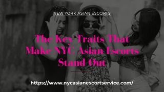 The Key Traits That Make NYC Asian Models Stand Out