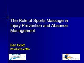 The Role of Sports Massage in Injury Prevention and Absence Management