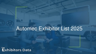 Automec Exhibitor List 2025