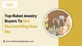 Top-Rated Jewelry Buyers To Sell Diamond Ring Near Me 