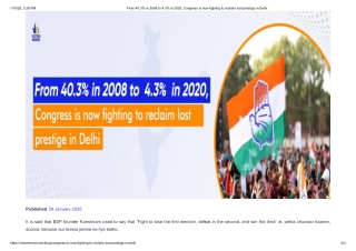 From 40.3 in 2020, Congress is now fighting to reclaim lost prestige in Delhi