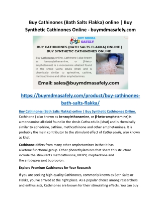 Buy Cathinones (Bath Salts Flakka) online Buy Synthetic Cathinones Online - buymdmasafely