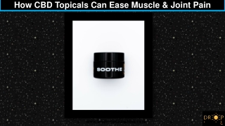 How CBD Topicals Can Ease Muscle & Joint Pain