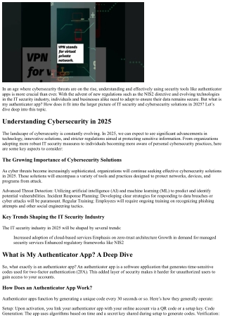 What is My Authenticator App? Personalizing Your Security Tools for 2025