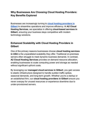Why Businesses Are Choosing Cloud Hosting Providers_ Key Benefits Explored
