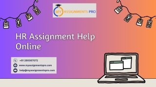 HR Assignment Help Online | Myassignmentpro