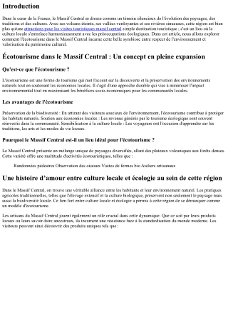 Une histoire d’amour entre culture locale et écologie au sein de cette région