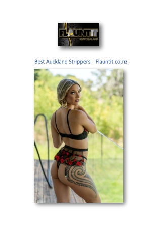 Best Auckland Strippers | Flauntit.co.nz