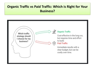 Organic Traffic vs Paid Traffic – Which Strategy is Best for Your Business?