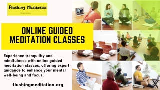 Online Guided Meditation Classes