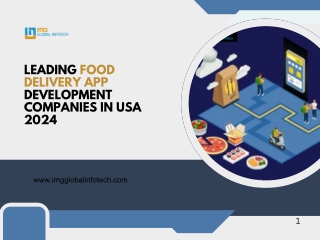 Leading Food Delivery App Development Companies In USA 2024