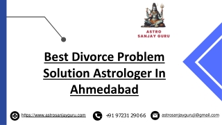 Best Divorce Problem Solution Astrologer In Ahmedabad