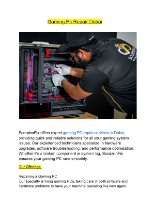 Gaming Pc Repair Dubai (1)