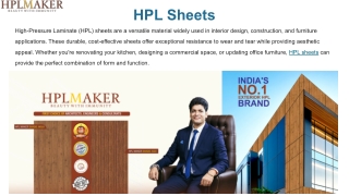 HPL Sheets