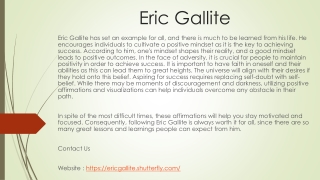 Eric Gallite