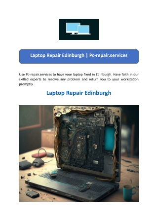 Laptop Repair Edinburgh  Pc-repair.services