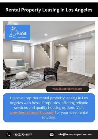 Rental Property Leasing in Los Angeles - www.bessaproperties.com