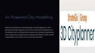 AI-powered city modeling