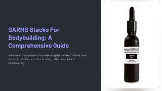 SARMS Stacks For Bodybuilding