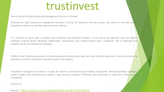 trustinvest