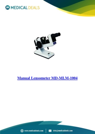 Manual-Lensometer-MD-MLM-1004