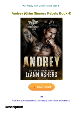 PDF Andrey (Grim Sinners Rebels Book 4)