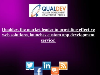 Qualdev, the market leader in providing effective web sol