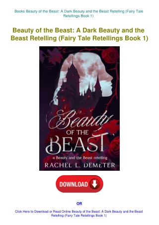 Books Beauty of the Beast A Dark Beauty and the Beast Retelling (Fairy Tale Retellings Book 1)